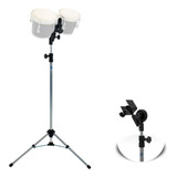Pedestal Suporte Para Bongo Preto Visão Musical Vp1bgobk