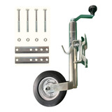 Pedestal Terceira Roda Carretinha De Reboque Trailer Lancha Barco Manobrabilidade Roda Maluca