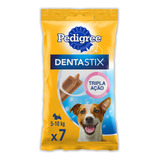 Pedigree Dentastix Petisco Cuidado Oral Para Cães Adultos Raças Pequenas 7 Unidades