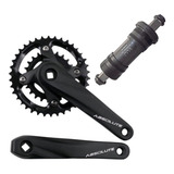 Pedivela Duplo 8/9/10v Mtb Absolute 38/24d + Central Shimano