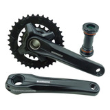 Pedivela Shimano Duplo 36 22 Altus Mt210 Movimento Integrado