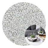 Pedra Branca Para Jardim Pedrisco Ornamental Kit 3 Sacos 5kg