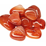 Pedra Cristal Natural Rolada Quartzo Agata Do Fogo 100g Semi Preciosas Qualidade Extra Magia Da Pedra 