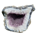 Pedra Geodo Ametista 12,82kg Bruta Natural Cristal Quartzo