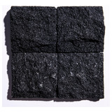 Pedra Hitam Bruta Lava Vulcao 10x10cm Grade A Premium