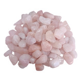 Pedra Natural Quartzo Rosa Rolada Polida 1-2cms - 500g