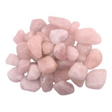 Pedra Natural Quartzo Rosa Rolada Polida 2-3cms - 500g