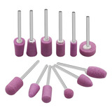 Pedra P/ Desbaste E Acabamento Micro Retífica Kit 12 Pçs