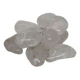 Pedra Rolada Natural Cristal Transparente Pacote Com 250 G