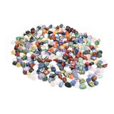 Pedras Brasileiras Mistas 1kg Cristal Natural Roladas Mix