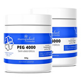 Peg 4000 Polietilenoglicol Puro 500g 2 Potes = 1kg