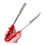 Pegador Carne Churrasco Salada Pinça Inox Profissional