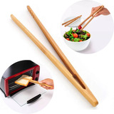 Pegador De Fritura Bambu Oriental 36cm Salada Multiuso