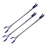 Pegador De Objetos Em Metal Garra Mão Mecânica 91 Cm C/3 Pçs