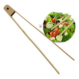 Pegador De Salada Bambu Pinca Multiuso Churrasco Resistente