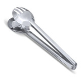 Pegador De Saladas Churrasco E Frituras 23cm Aço Inox