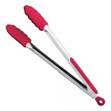 Pegador De Silicone Brinox Pinça Para Churrasco Inox Pegador