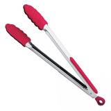 Pegador De Silicone Brinox Utensilio De Cozinha Inox Pegador Cor Vermelho