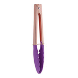 Pegador Nylon Para Saladas Carnes Cabo Inox Rose 1178