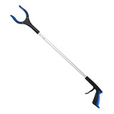 Pegador Objeto Garra Mão Mecânica Braço Extensor Azul 82cm