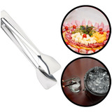 Pegador Pinça Universal Para Frios,salgado,petiscos Aço Inox