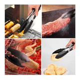 Pegador Silicone Carne Churrasco Salada Cozinha Fritur 30cm
