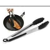 Pegador Silicone Carne Churrasco Salada Fritura 30cm