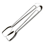 Pegador Universal Carne Aço Inox Cozinha Pinça Para Gelo