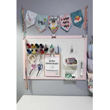 Pegboard Quadro Decorativo Branco Painel Perfurado Furadinho