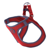Peitoral Cães Athletic Fit Doco Vermelho Xg