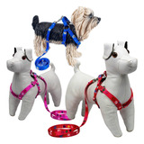 Peitoral Para Cachorros Pequeno Porte Com Guia Cães