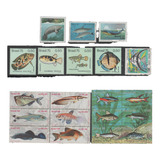 Peixes - Coleção De Selos Novos