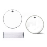 Pele 14 Caixa Porosa Coated + Resposta Snare + Esteira 40fio