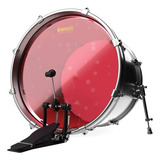 Pele Bumbo Evans Hydraulic Red 20 Polegadas Bd20hr Vermelha