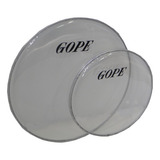 Pele Cristal Transparente Percussão Gope 10 Polegadas