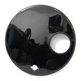 Pele Preta Resposta Bumbo Bateria 18 Com Furo Bd Dudu Portes