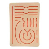 Pele Simulador Sutura Medicina Silicone Premium 3 Camadas 