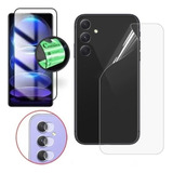 Película Ceramica +p Câmera +p Traseira Gel P/ Galaxy A54 5g