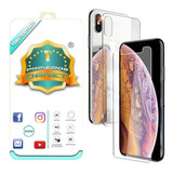 Película De Vidro Temperado Frente E Verso iPhone XS Max 6.5