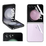 Película Gel Hidrogel Frente & Verso+cam+ P/ Galaxy Z Flip 5
