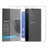 Película Hidrogel Frente E Verso Para Sony Xperia Z3 Compact