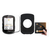 Película Para Garmin Edge 540 840 Solar + Capa Proteção