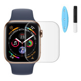Pelicula Para Relógio Apple Watch Uv 9h Vidro C/ Borda Curva