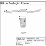 Película Proteção Kit Full Ppf Chery Tiggo 8 2022 2023