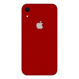 Pelicula Skin Adesivo Vinil Vermelho Liso Fosco iPhone XR