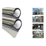 Pelicula Solar Insulfilm 50 Cm X 7m Prata Espelhado