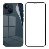 Película Vidro 3d + Traseira Gel Compatível iPhone 13