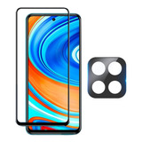 Película Vidro 9d Redmi Note 9s + Pelicula Camera Nano Vidro