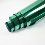 Película Vidro Insulfilm Verde Espelhado Casa 5mx50cm