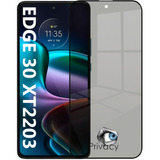 Película Vidro Privacidade 3d Espião Para Edge 30 Xt2203